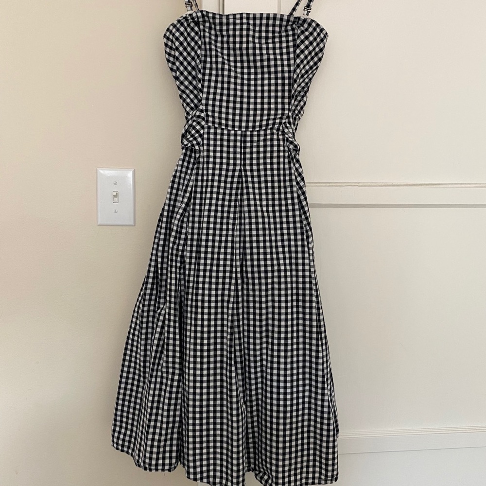 Gingham Midi Summer Dress